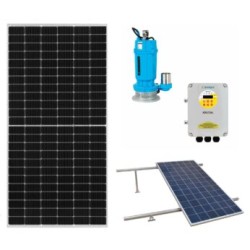Kit De Bomba Solar KOLOS-2SRP-750-72 + 3 Panel 450w + Base Panel