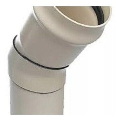 Codo PVC Hidráulico Anger, Serie Ingles, RD-26, de 45° x 6?