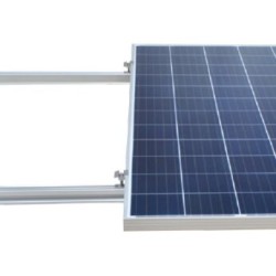 Estructura De 0° Para 4 Paneles Solares