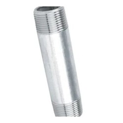 Niple de acero galvanizado 1/2? x 4?