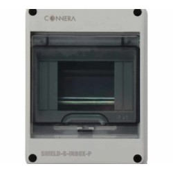 Gabinete INBOX, SHIELD, CONNERA, compatible con 5 polos, instalaci?n interior – SHIELD-G-INBOX-P