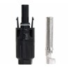 Conector macho para cable de uso rudo tipo MC4 calibre 10 y 12 CONEC-MC4-MACHO