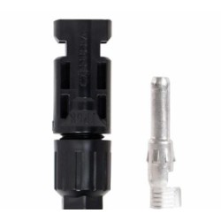 Conector hembra para cable de uso rudo tipo MC4 calibre 10 y 12 CONEC-MC4-HEMBRA