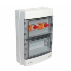 Caja de protecci?n para 2 series de corriente directa, STRING BOX, CONNERA, interior y exterior, IP65, 1000Vcc, 15A SHIELD-SB2-F