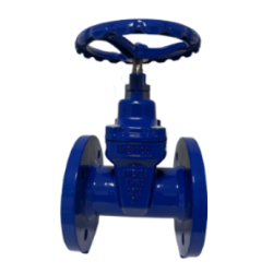 V?lvula de compuerta resiliente V.F. AWWA C-509 marca AMEXSA de 10? de di?metro