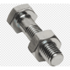 Tornillo galvanizado con tuerca de 5/8? x 2 1/2? para brida de 2?-3?