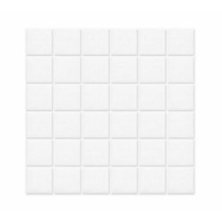 Mosaico PERLA para piscina, fuente y spa, PANDA, MOSAIK, 2x2cm, 2.14m?, 20 hojas con papel MOSAIKV-A1001-PV2