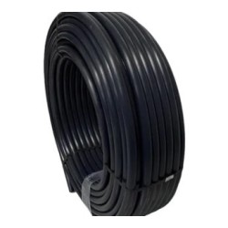 Manguera poliducto negro RD-9 reforzada de 1? de diámetro -PEAD-010-RD09