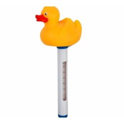 Termómetro flotante pato para piscina y spas, PANDA, construido en ABS con escala de medición en °C y °F PA-TERFLOT-PATO