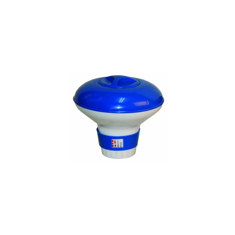 Clorador flotante de 9? marca PANDA construido en pol?mero reforzado 012-003-A-003