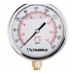 Manómetro De 0-400 Psi Glicerina Carátula De 4?