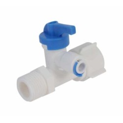 Válvula de alimentación en pvc para sistemas de ULTRAFILTRACIÓN y FILTRACIÓN BÁSICA (RH1/2?, RM1/2?, T1/4?)