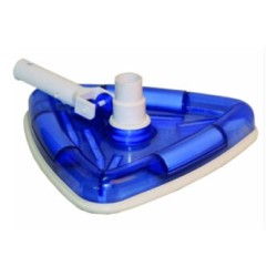 Barredora triangular marca PANDA construida en ABS con protectores de Vinil y cerdas inferiores de Nylon