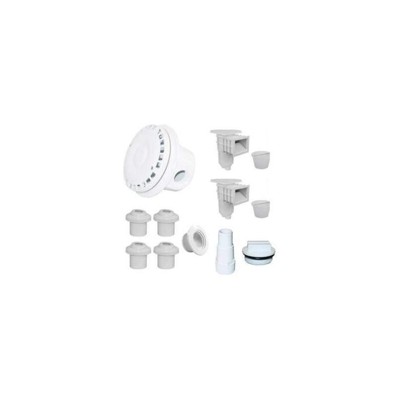 Kit Empotrables Para Alberca Dren De Fondo Con Boquillas
