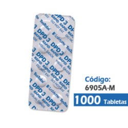 Pastillas DPD3 Para Determinar Cloro total 500 Pastillas – 6905A-M