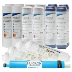 Kit de mantenimiento de 24 meses PURIKOR para modelo PKRO100-5P – KIT24-RO100
