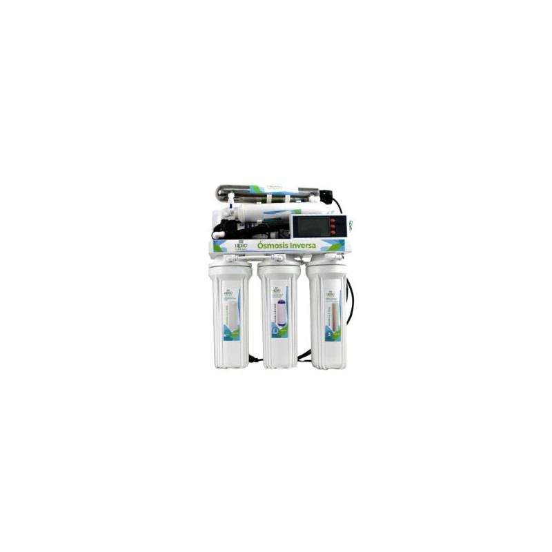 Purificador Osmosis 7 Etapas 100 Gpd Uv Hidrogreen