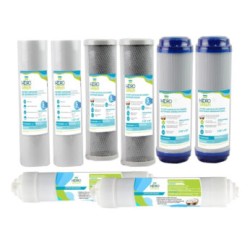 Kit Mantenimiento 1 Año 5 Etapas Osmosis Y Ultrafiltración HIDROGREEN
