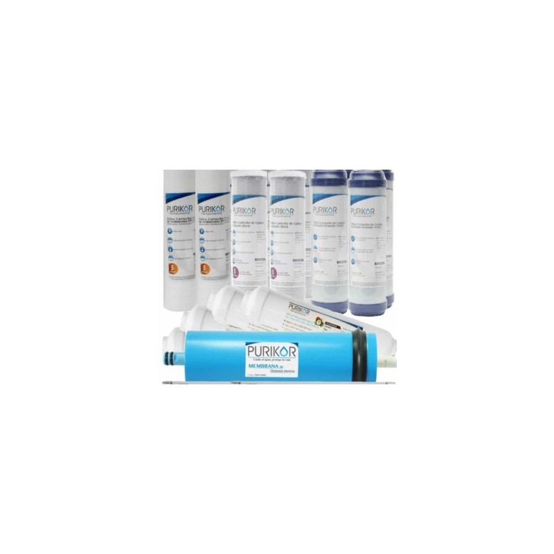 Kit De Mantenimiento De 24 Meses Purikor Para Modelo Pkro400