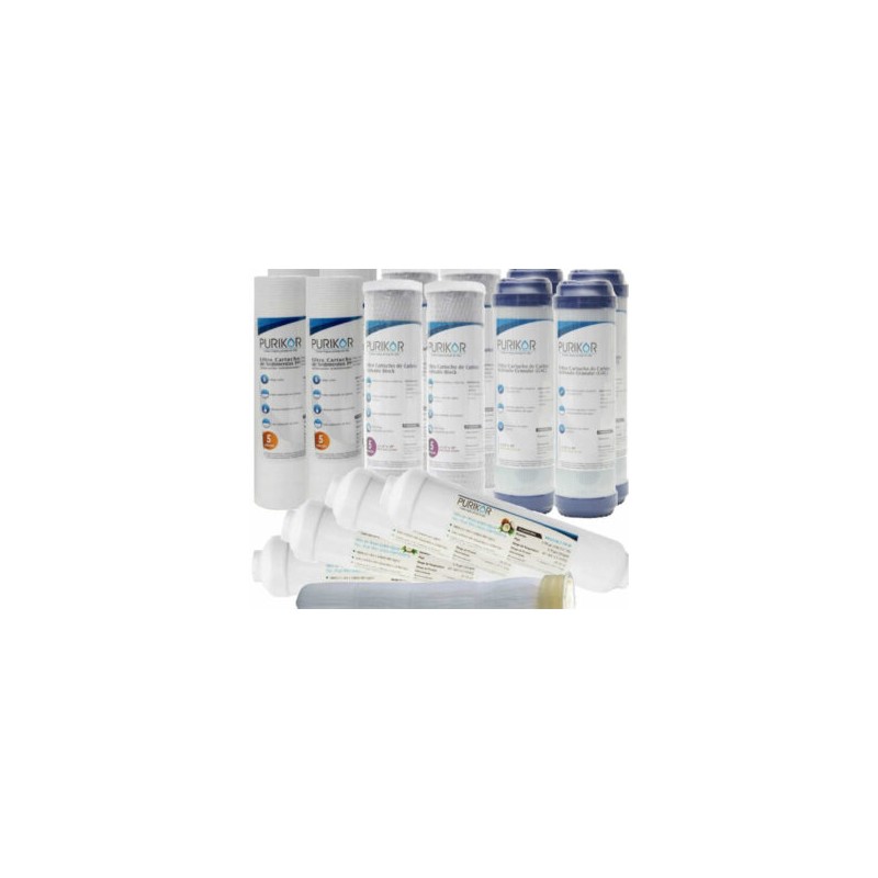 Kit Mantenimiento 24 Meses Ultrafiltración Para Model Pkuf-5