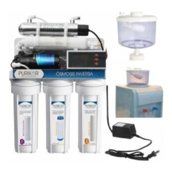 Purificador De Osmosis 6 Etapas 100 Gpd Uv + Tanque 4 Lts