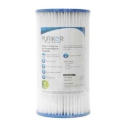 Filtro Cartucho Plegable De Polipropileno PURIKOR Con Dimensiones De 4.5? x 10? Para Filtrado de 20 Micras