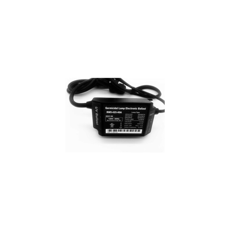 Balastro Para Lámpara UV De 10 A 40 Watts Rw5-425-40a