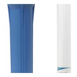 Porta Filtro Para Agua De 2.5×20 Azul + Filtro Polip 5 Micr