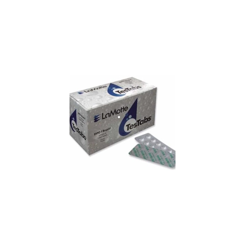Pastillas Dpd1 Para Determinar Cloro Residual 100 Pastillas