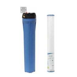 Porta Filtro Para Agua De 2.5×20 Azul + Filtro Pleg 5 Micr