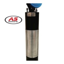 Motor Sumergible 6?, 50 HP, 3F, 460 V, 3450 RPM, tapas en hierro y camisa de acero inoxidable, marca As Motors