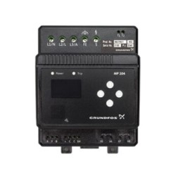 Protección electrónica para motores Grundfos MP204, para voltaje de 115-460VCA y rango de amperaje 3- 120amps