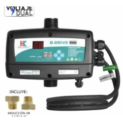 Variador de frecuencia HIDROCONTROL B-DRIVE DUAL (enfriado por agua), 14A, 1 F, 127 / 230V, motobomba 1F, 127 / 230V