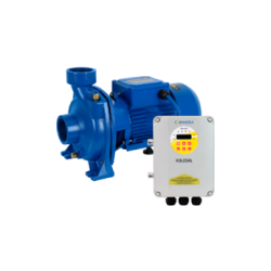 Motobomba centrífuga horizontal para bombeo solar, 110 VCC, 13.6 A, 1500 W, 2 polos, 3450 RPM, rosca hembra 2? NPT