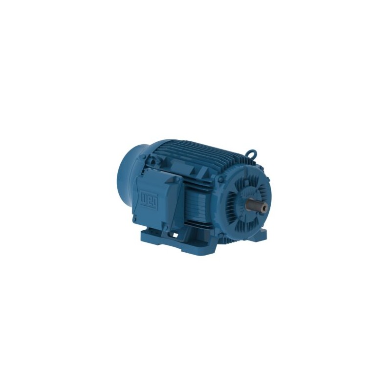 Motor Weg Horizontal de 125 HP, 4 Polos 1750 RPM, Carcasa 444/5T, 3F 440 VCA, Con Flecha , Sin Brida