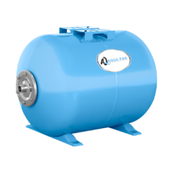 Tanque precargado horizontal de membrana, AQUA PAK, serie AQ, acero al carbón, 100 Litros, presión máxima 87 psi