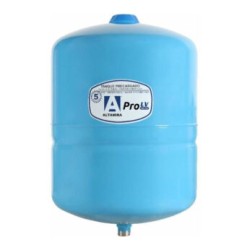 Tanque precargado vertical en línea de diafragma, ALTAMIRA, serie PRO-LV, acero al carbón, 2.8 litros, presión máxima de 150 psi